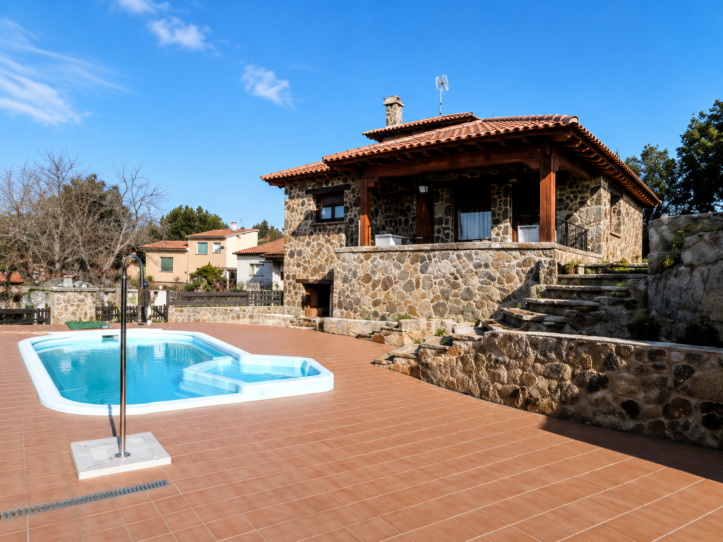 Casa Rústica con Piscina